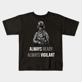 Memorial Day - Always Ready Always Vigilant Kids T-Shirt